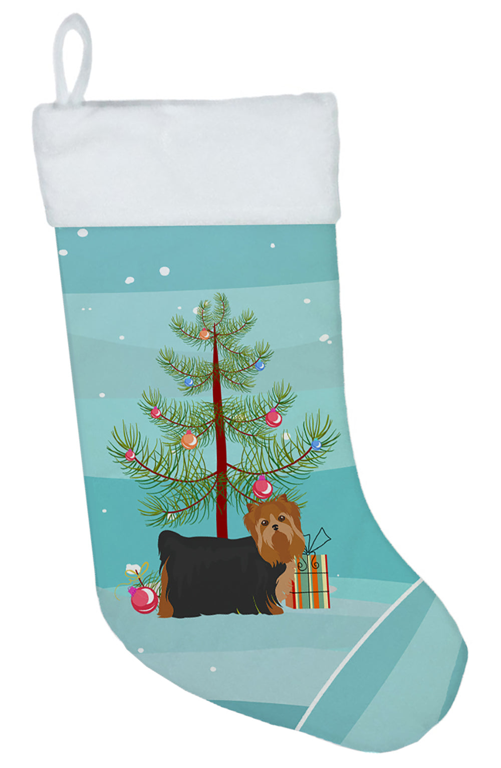 Yorkshire Terrier Christmas Tree Christmas Stocking CK3490CS  the-store.com.