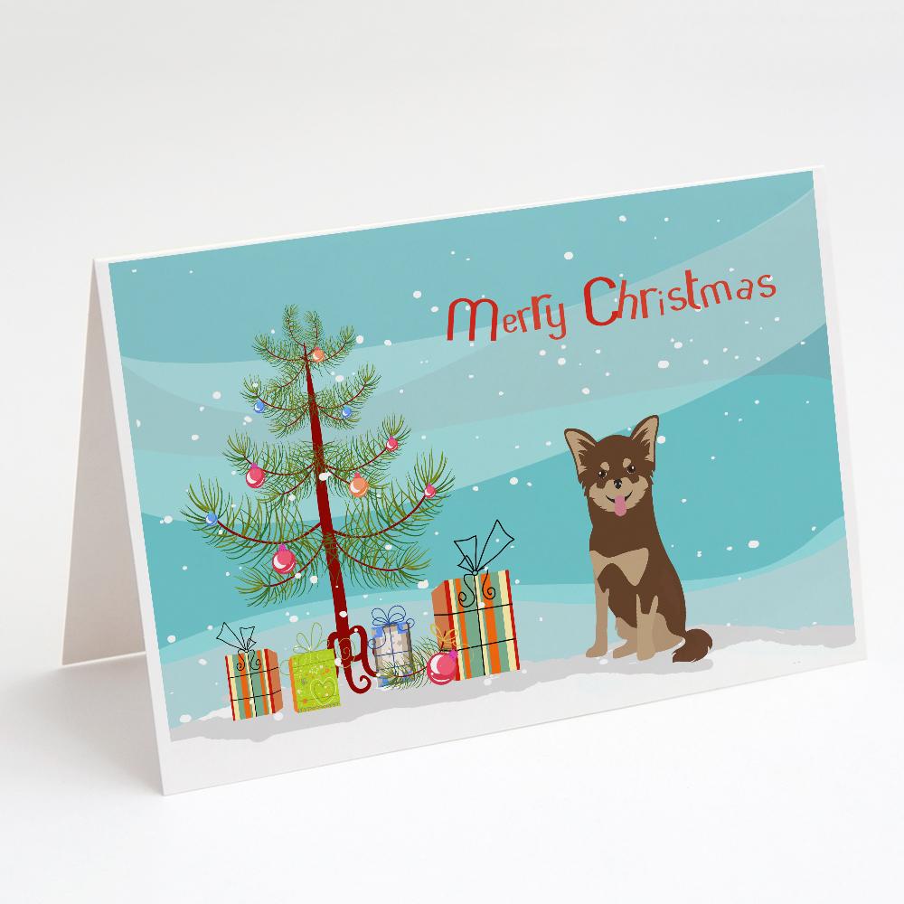 Buy this Chihuahua Christmas Tree Greeting Cards and Envelopes Pack of 8