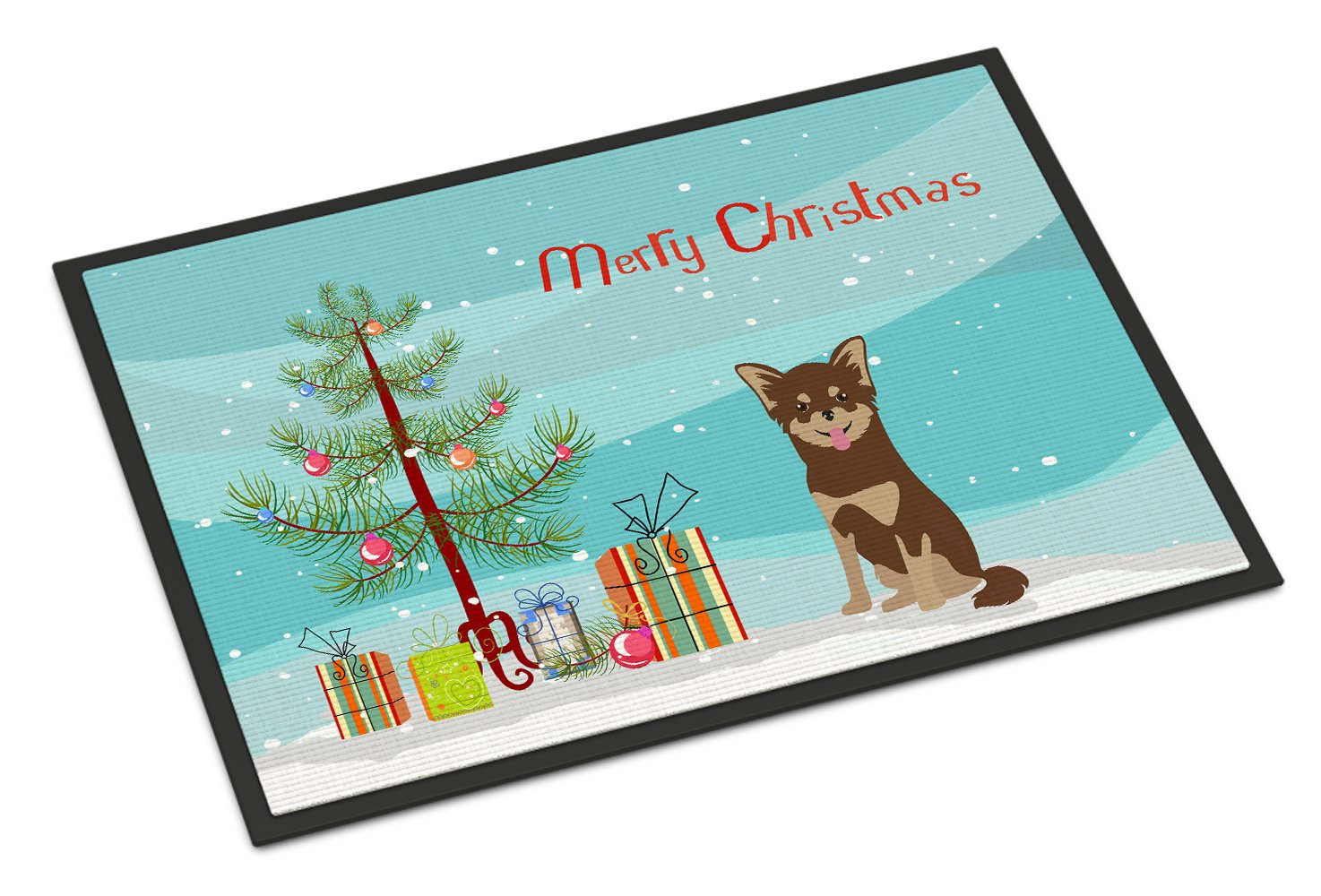 Chihuahua Christmas Tree Indoor or Outdoor Mat 24x36 CK3496JMAT by Caroline's Treasures