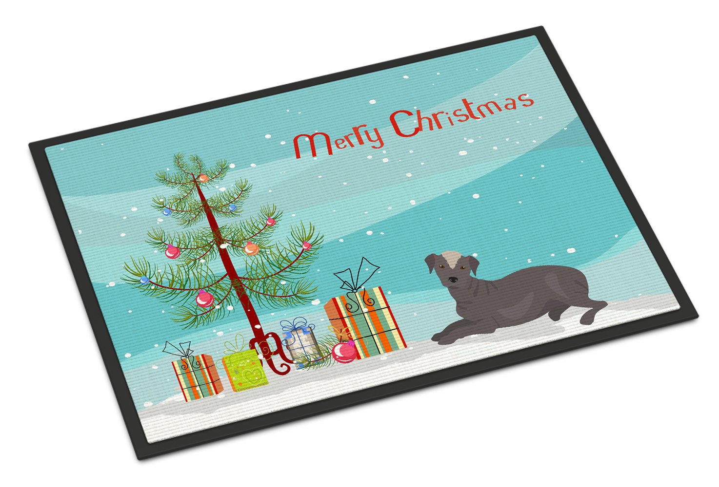 Ecuadorian Hairless Dog Christmas Tree Indoor or Outdoor Mat 24x36 CK3499JMAT by Caroline's Treasures