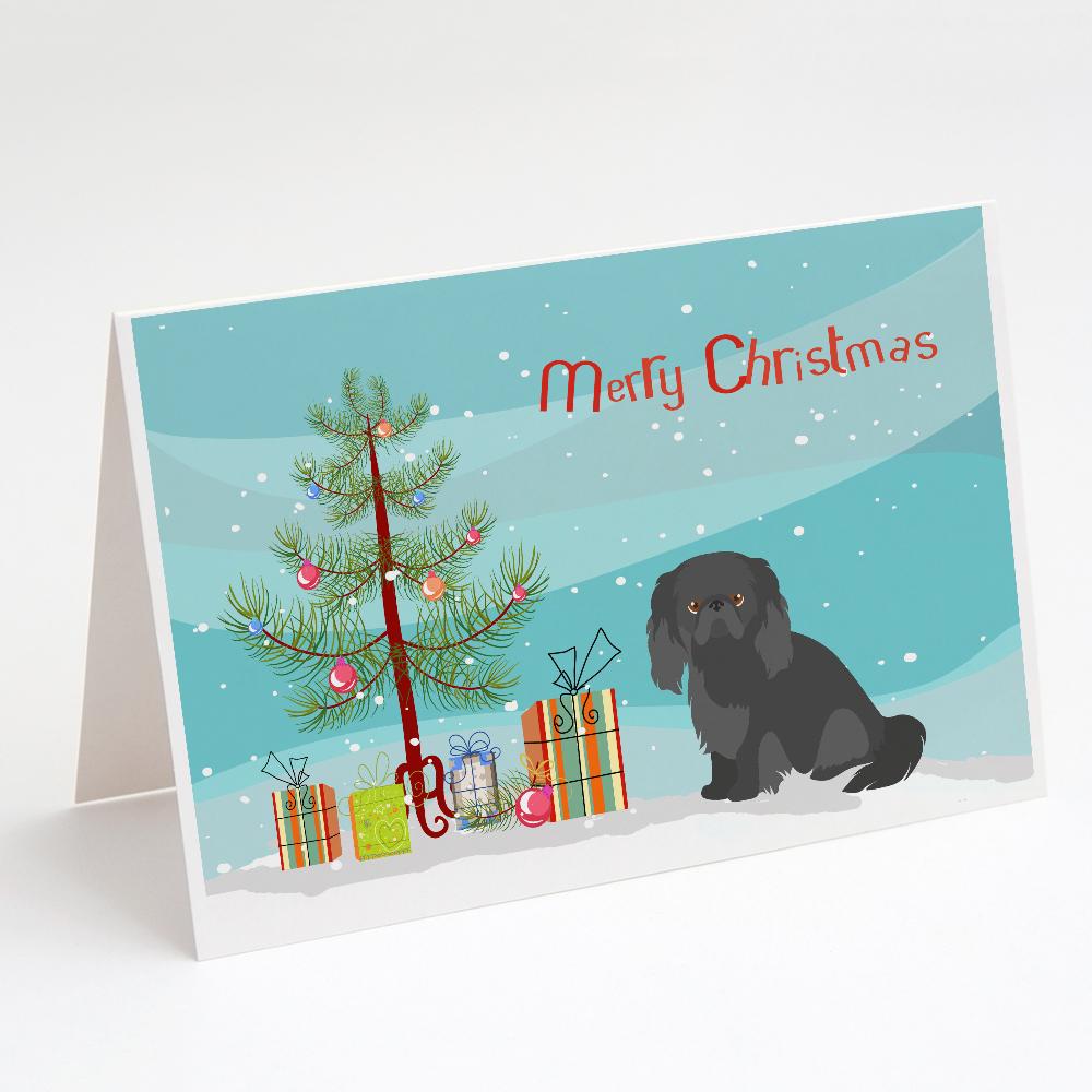 Buy this Pekingese Christmas Tree Greeting Cards and Envelopes Pack of 8