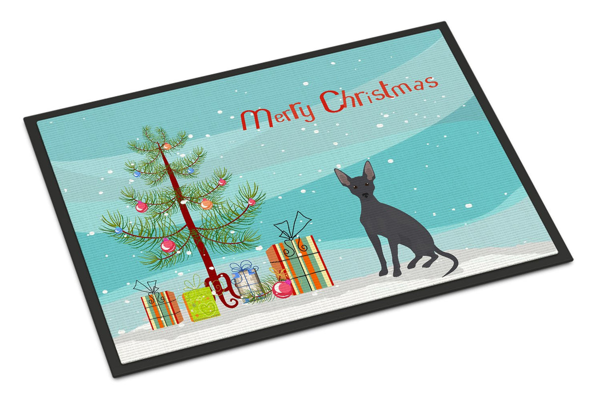 Peruvian Hairless Dog Christmas Tree Indoor or Outdoor Mat 24x36 CK3507JMAT by Caroline&#39;s Treasures