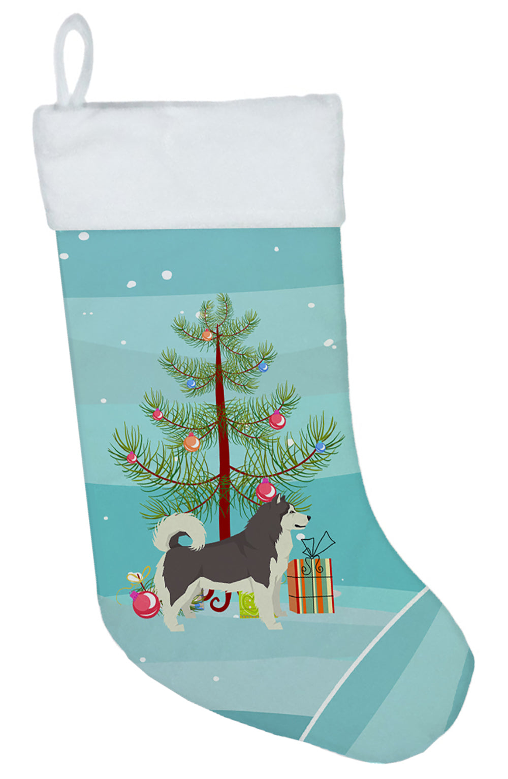 Alaskan Malamute Christmas Tree Christmas Stocking CK3513CS  the-store.com.