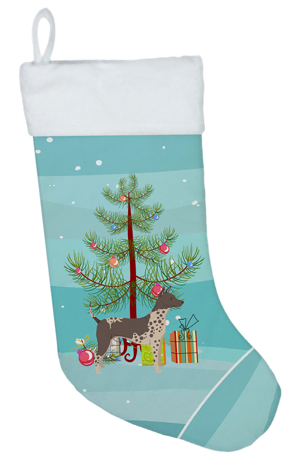 American Hairless Terrier Christmas Tree Christmas Stocking CK3514CS  the-store.com.