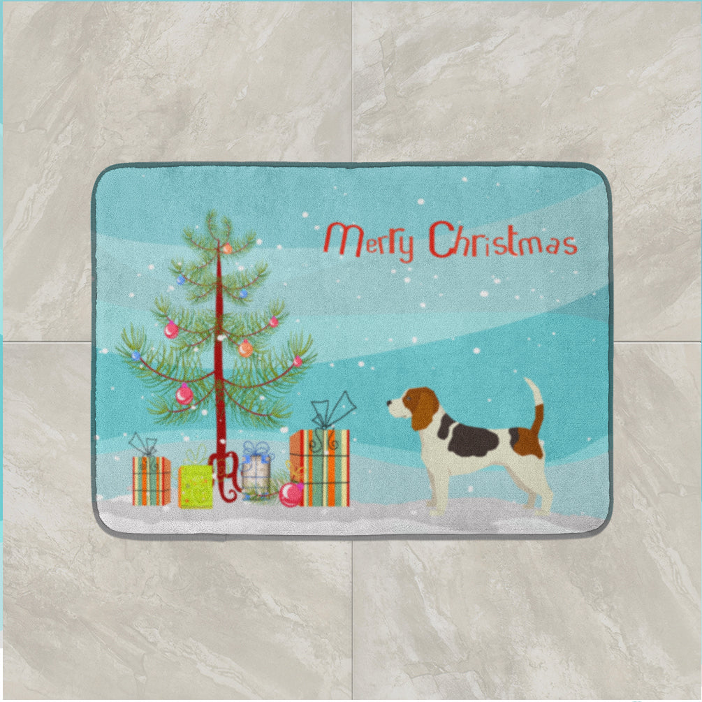 Beagle Christmas Tree Machine Washable Memory Foam Mat CK3519RUG - the-store.com