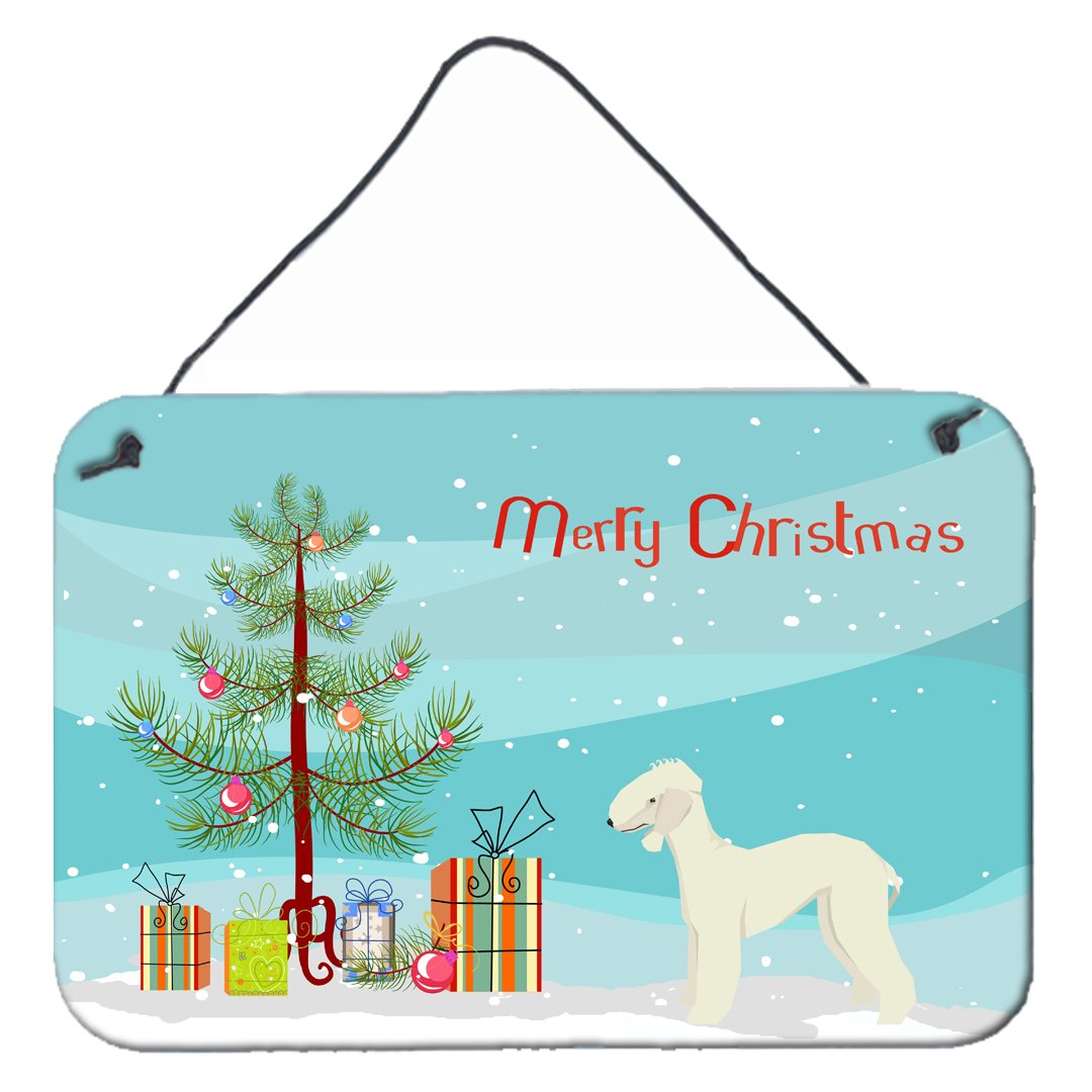 Bedlington Terrier Christmas Tree Wall or Door Hanging Prints CK3520DS812 by Caroline's Treasures