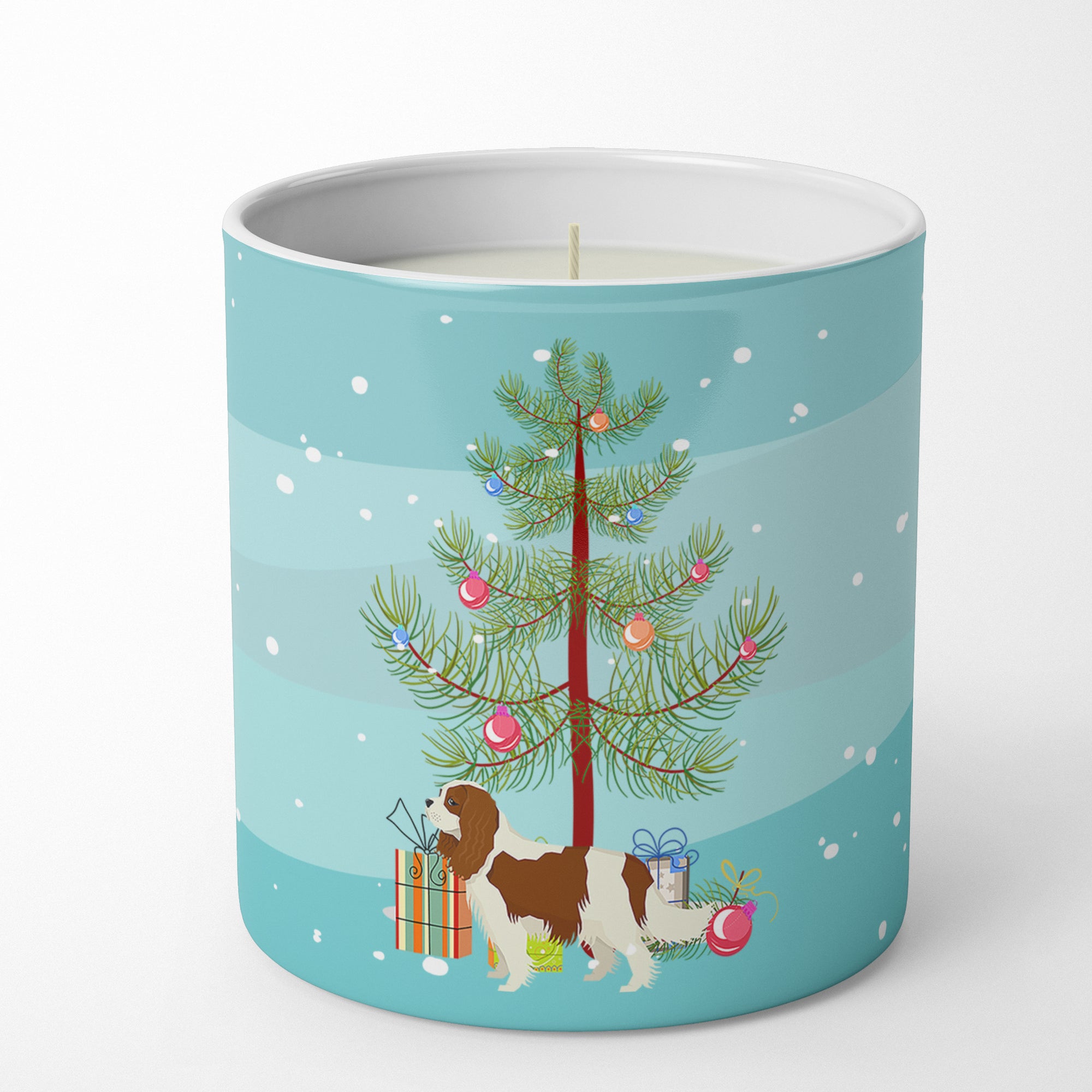 Buy this Cavalier Spaniel Christmas Tree 10 oz Decorative Soy Candle