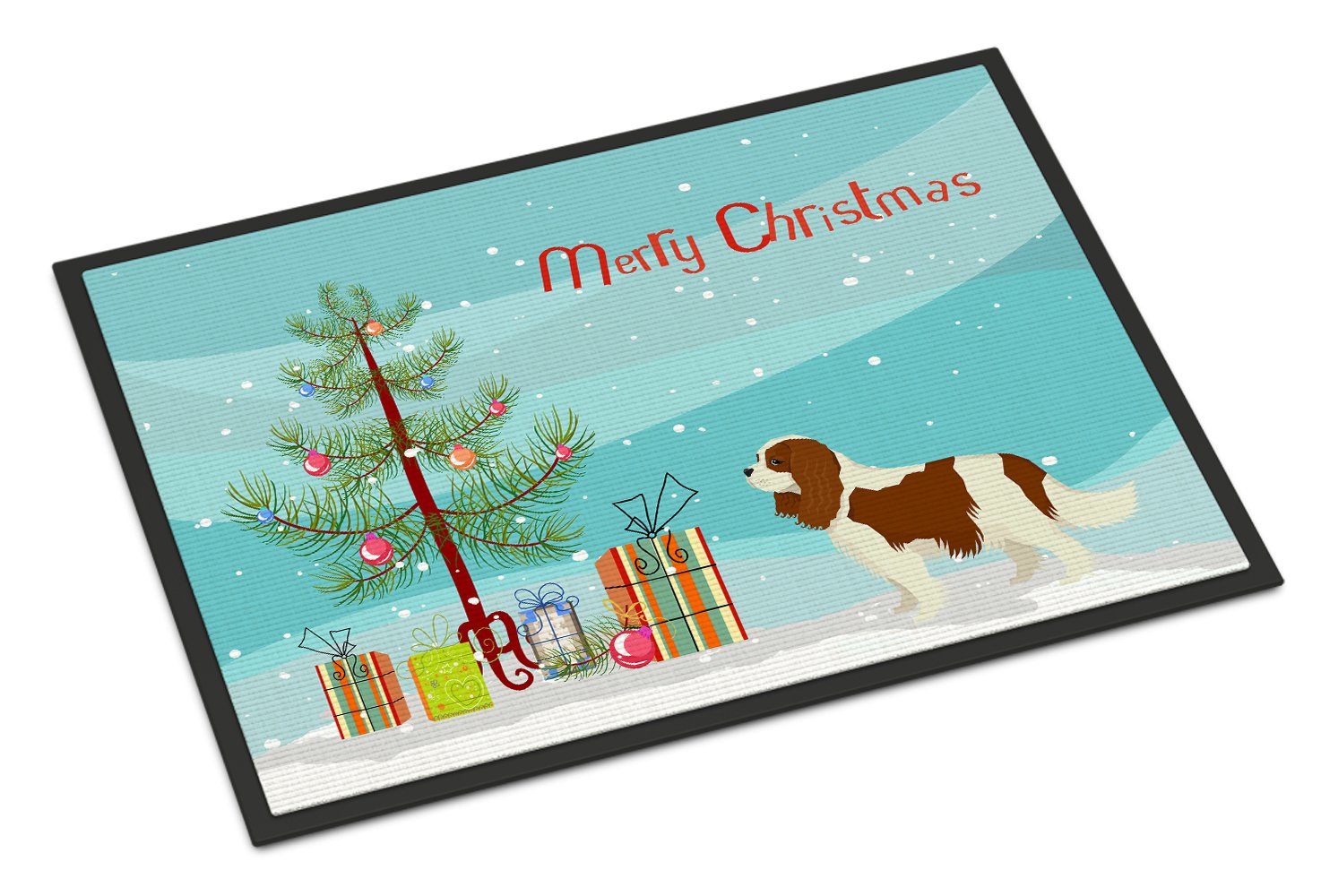 Cavalier Spaniel Christmas Tree Indoor or Outdoor Mat 24x36 CK3529JMAT by Caroline's Treasures