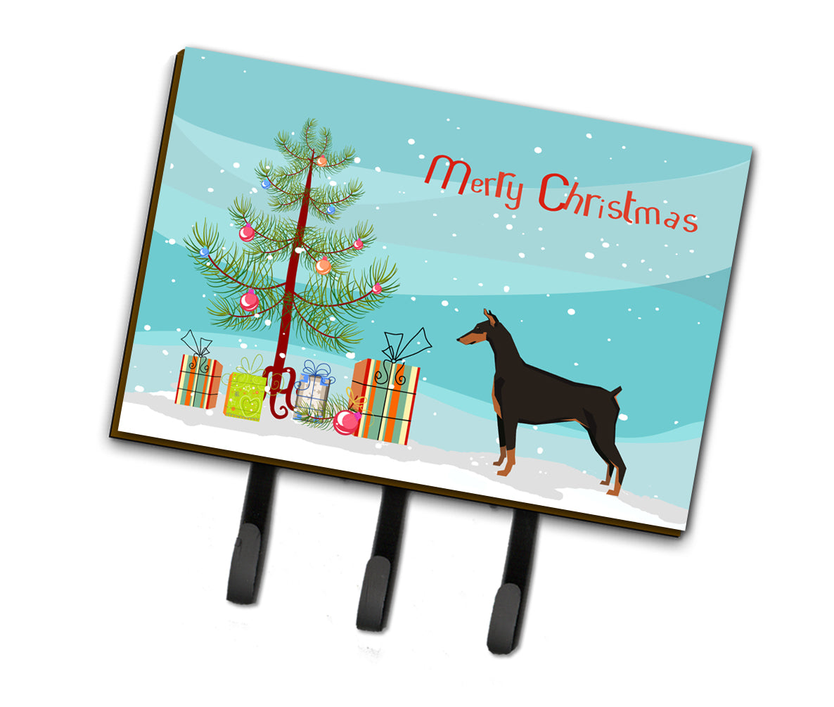 Doberman Pinscher Christmas Tree Leash or Key Holder CK3535TH68  the-store.com.