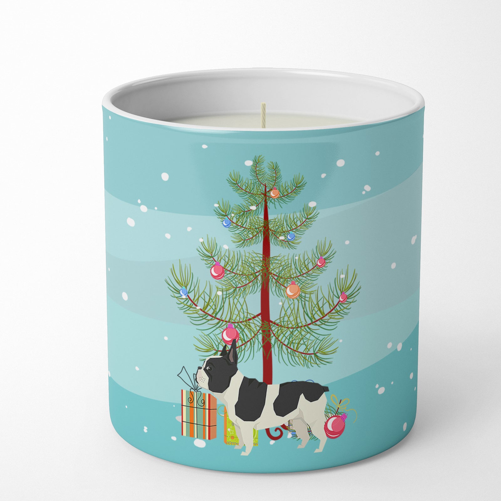 Buy this French Bulldog Christmas Tree 10 oz Decorative Soy Candle