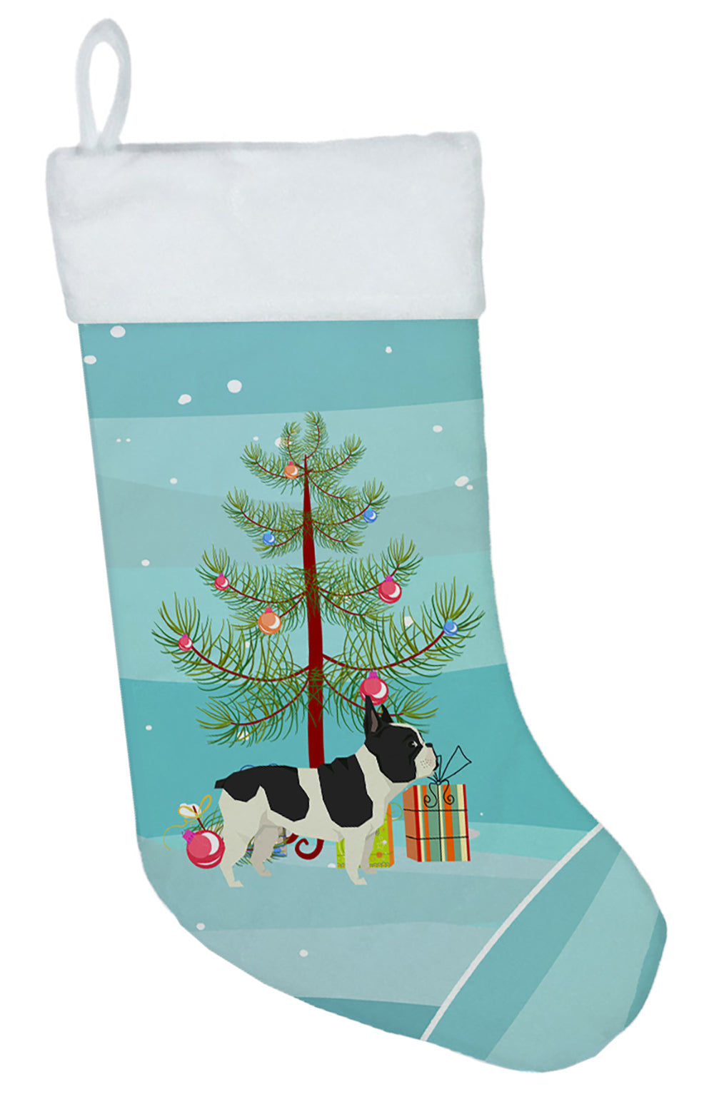 French Bulldog Christmas Tree Christmas Stocking CK3539CS  the-store.com.