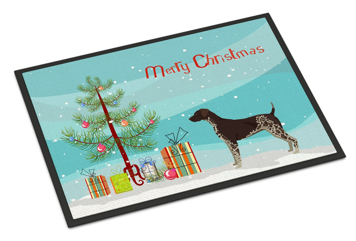 German Shorthaired Pointer Christmas Tree Indoor or Outdoor Mat 24x36 CK3541JMAT by Caroline&#39;s Treasures