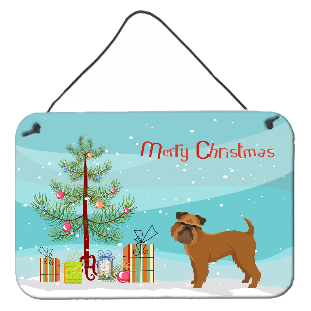 Brussels Griffon Christmas Tree Wall or Door Hanging Prints CK3544DS812 by Caroline&#39;s Treasures