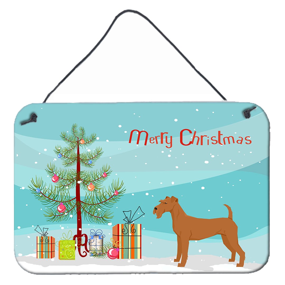 Irish Terrier Christmas Tree Wall or Door Hanging Prints CK3546DS812 by Caroline's Treasures