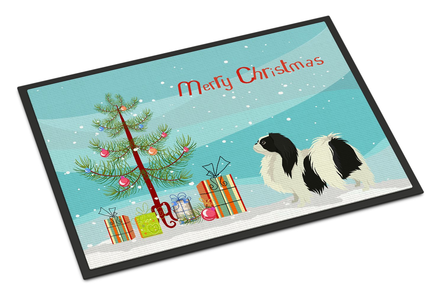 Japanese Chin Christmas Tree Indoor or Outdoor Mat 24x36 CK3548JMAT by Caroline's Treasures