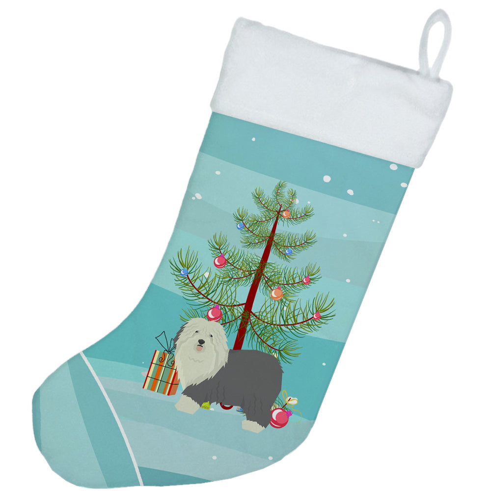 Old English Sheepdog Christmas Tree Christmas Stocking CK3552CS  the-store.com.