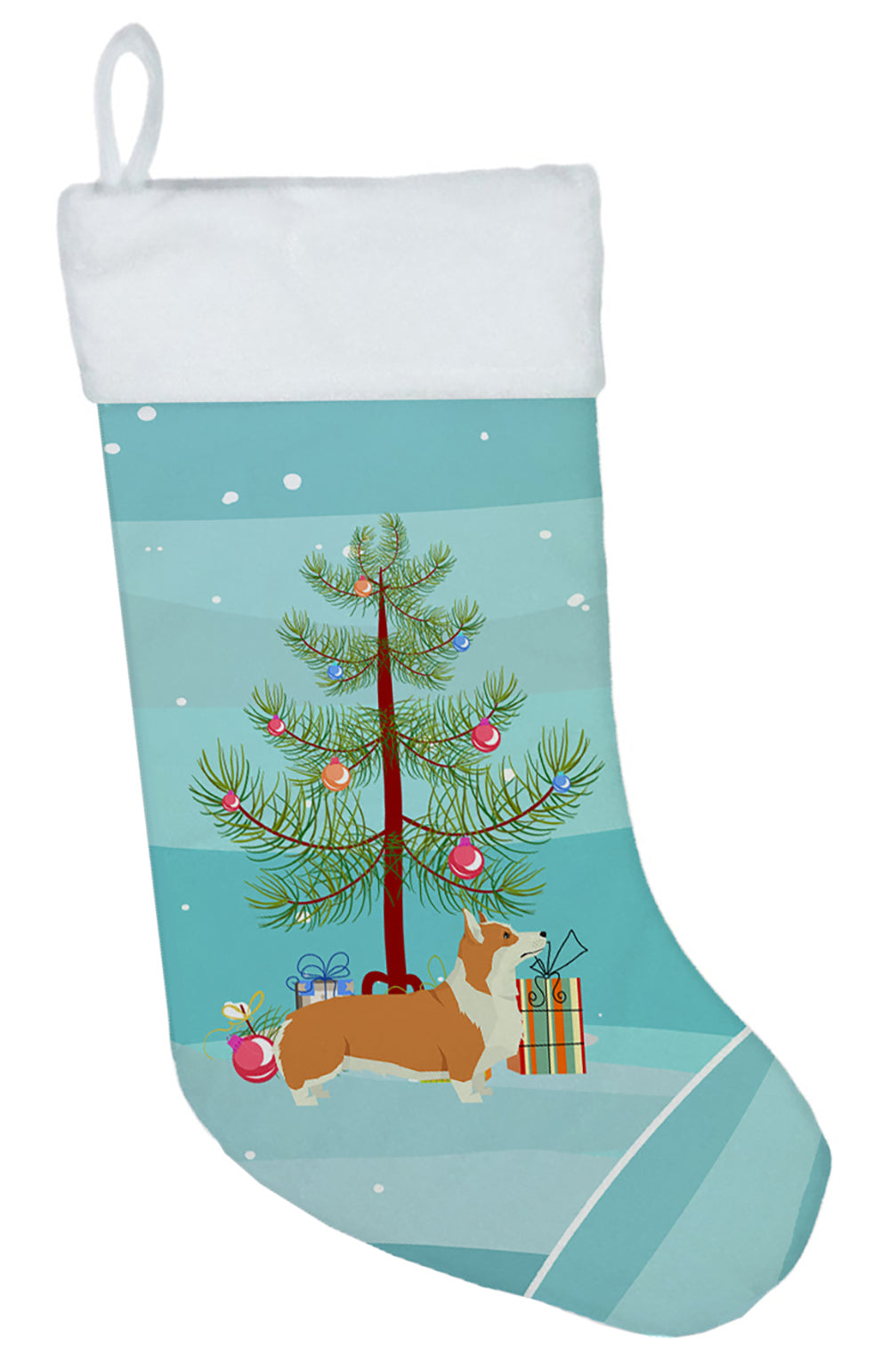 Pembroke Corgi Christmas Tree Christmas Stocking CK3554CS  the-store.com.