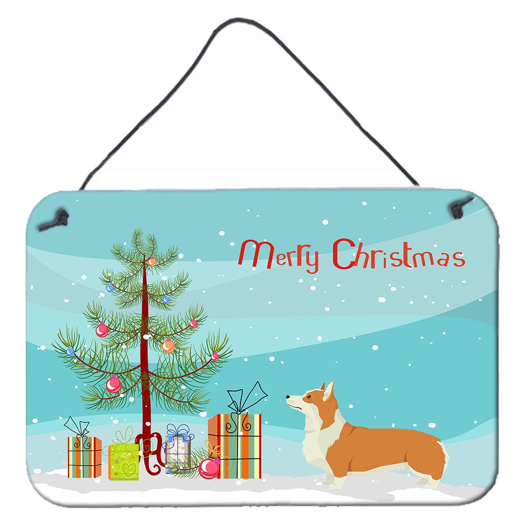 Pembroke Corgi Christmas Tree Wall or Door Hanging Prints CK3554DS812 by Caroline's Treasures