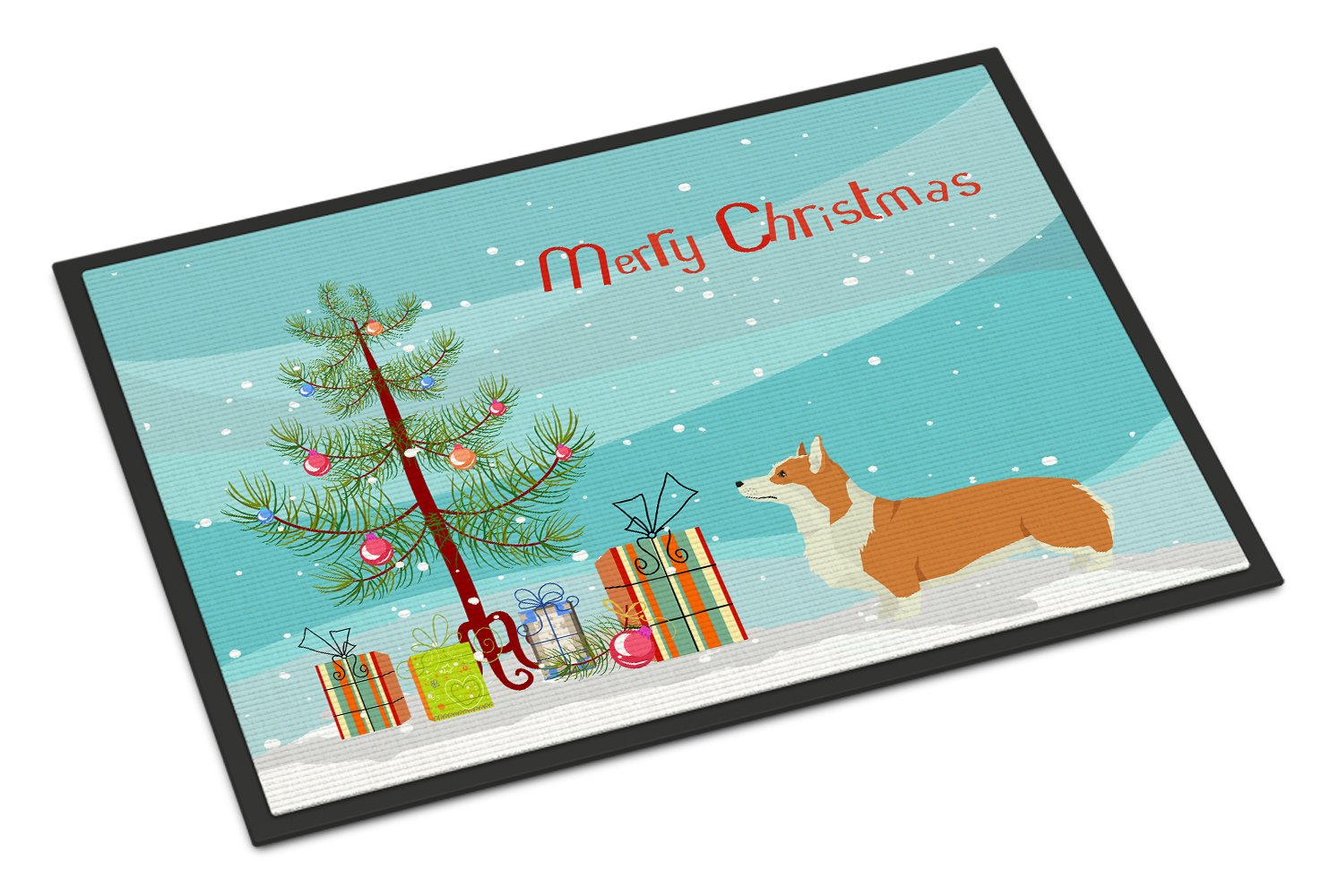 Pembroke Corgi Christmas Tree Indoor or Outdoor Mat 24x36 CK3554JMAT by Caroline's Treasures