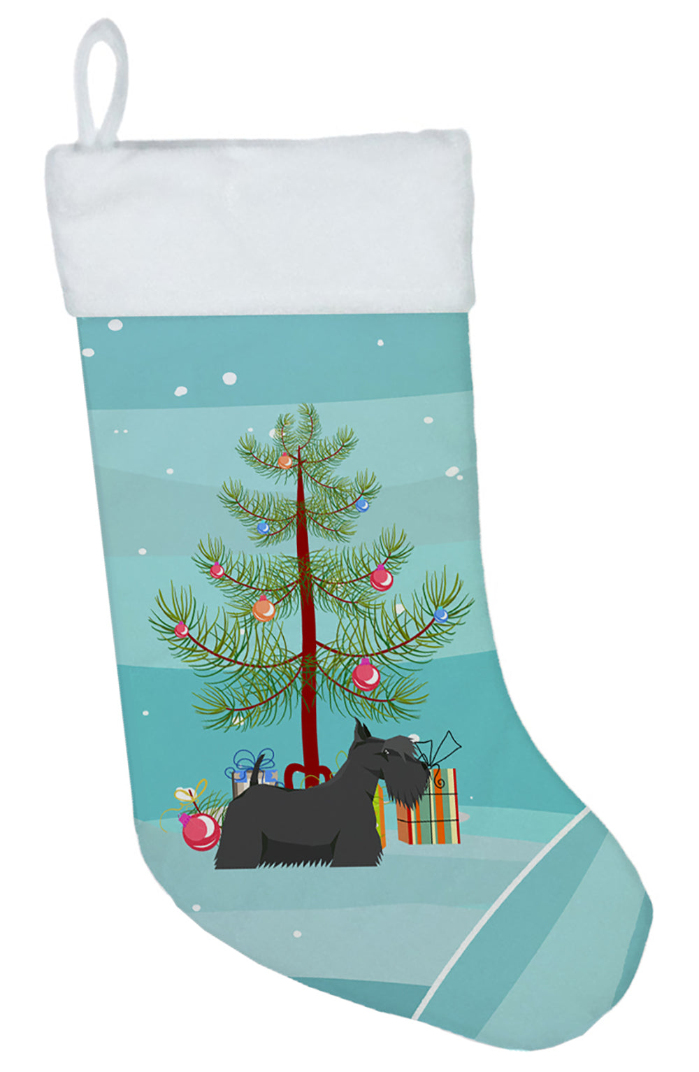 Scottish Terrier Christmas Tree Christmas Stocking CK3560CS  the-store.com.