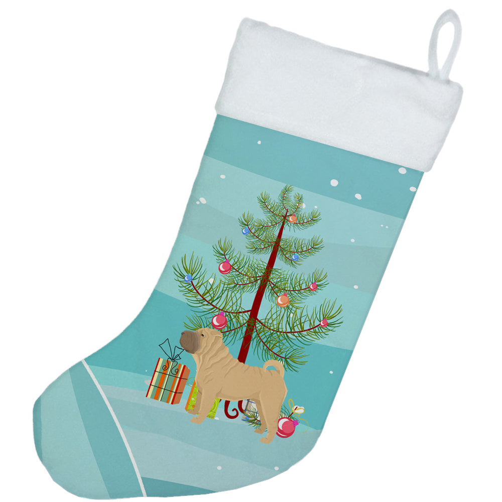 Shar Pei Christmas Tree Christmas Stocking CK3562CS  the-store.com.