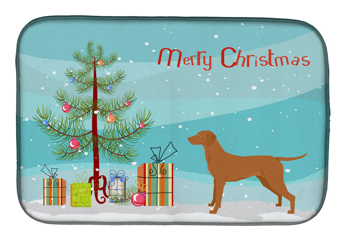 Vizsla Christmas Tree Dish Drying Mat CK3568DDM  the-store.com.