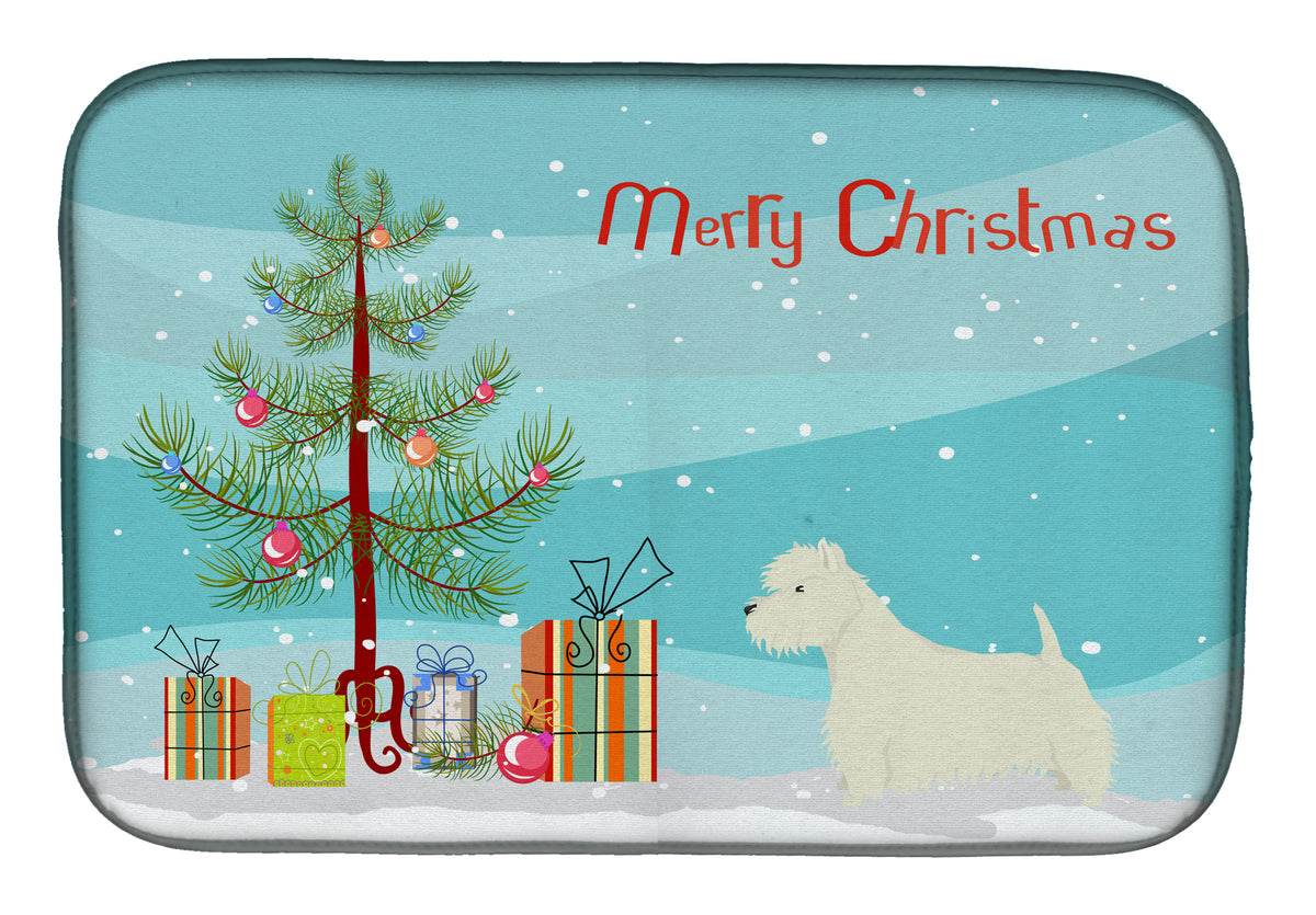 Westie Christmas Tree Dish Drying Mat CK3569DDM  the-store.com.