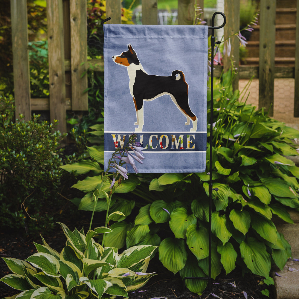 Basenji Welcome Flag Garden Size CK3576GF  the-store.com.