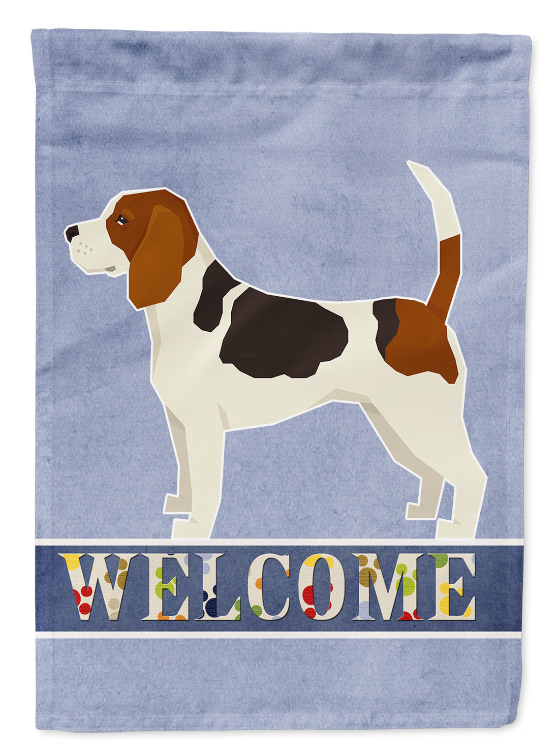 Beagle Welcome Flag Canvas House Size CK3578CHF  the-store.com.