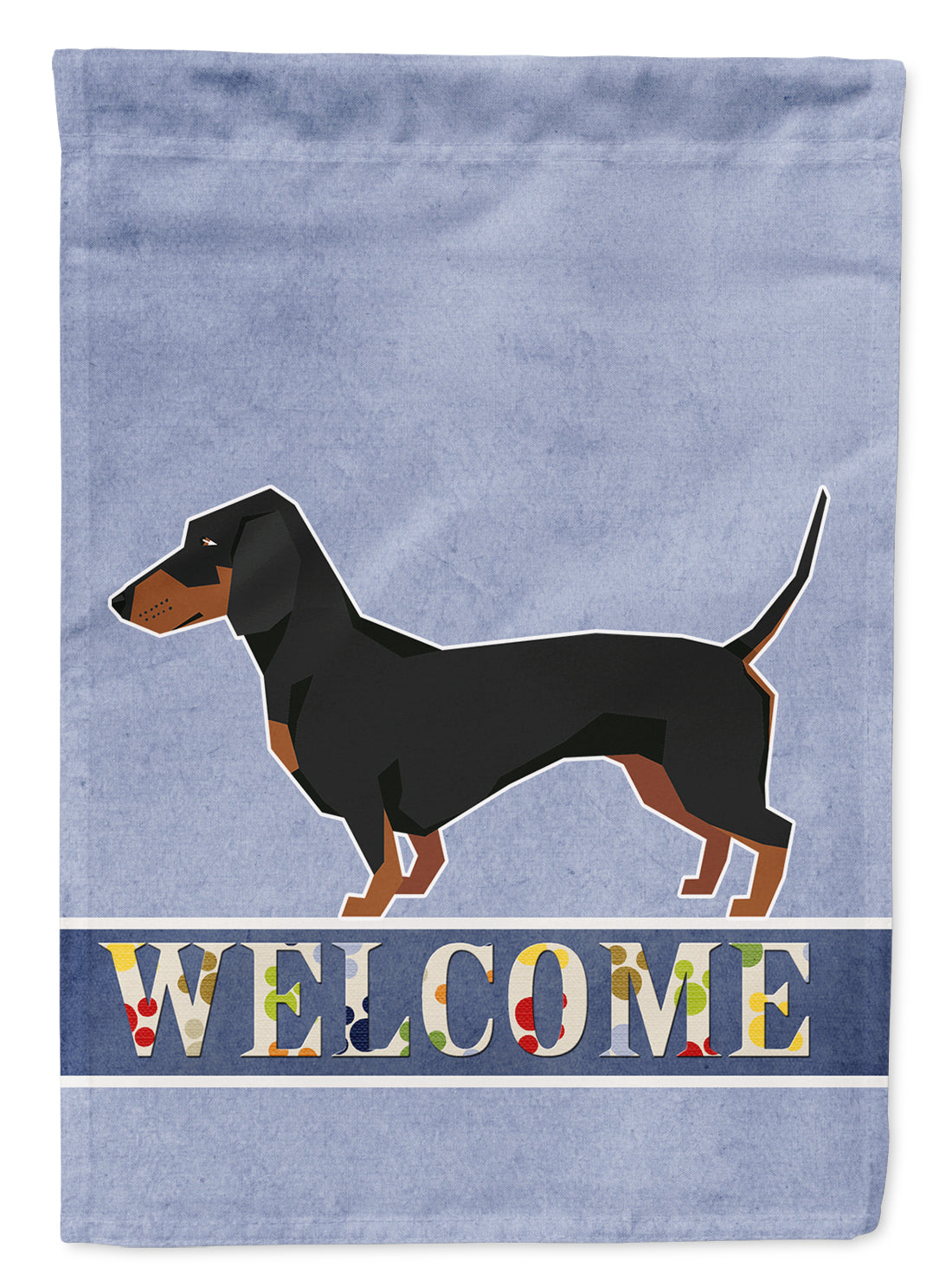 Dachshund Welcome Flag Garden Size CK3592GF  the-store.com.