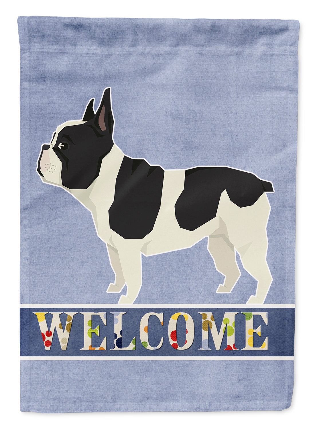 French Bulldog Welcome Flag Garden Size CK3598GF  the-store.com.