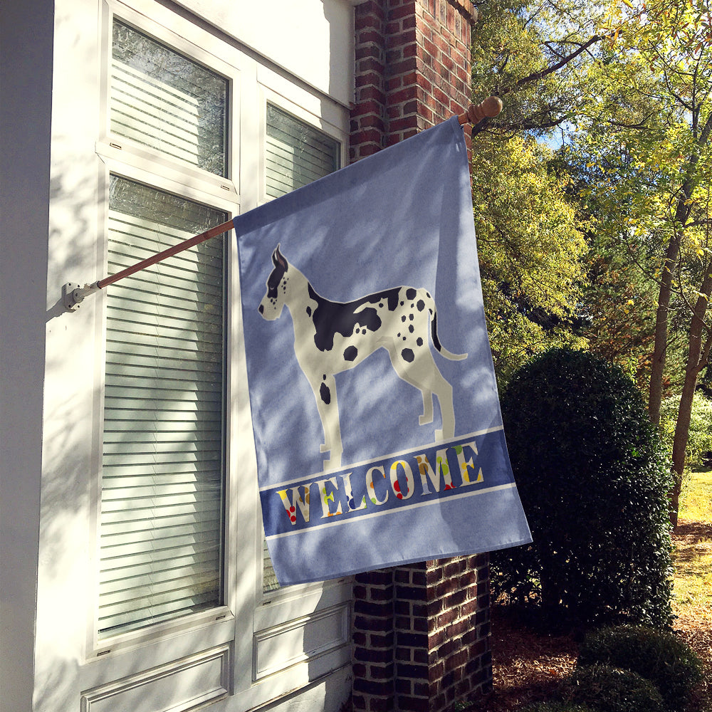 Great Dane Welcome Flag Canvas House Size CK3601CHF  the-store.com.