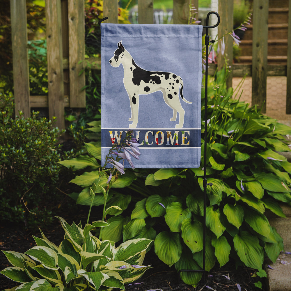 Great Dane Welcome Flag Garden Size CK3601GF  the-store.com.