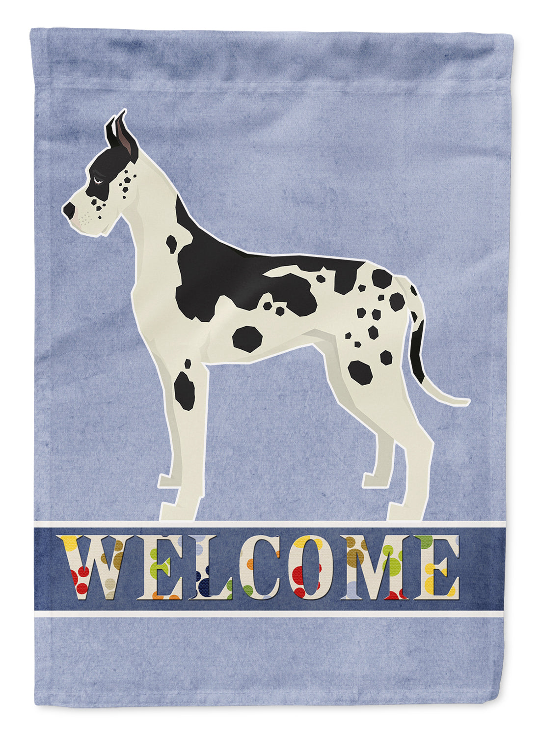 Great Dane Welcome Flag Garden Size CK3601GF  the-store.com.