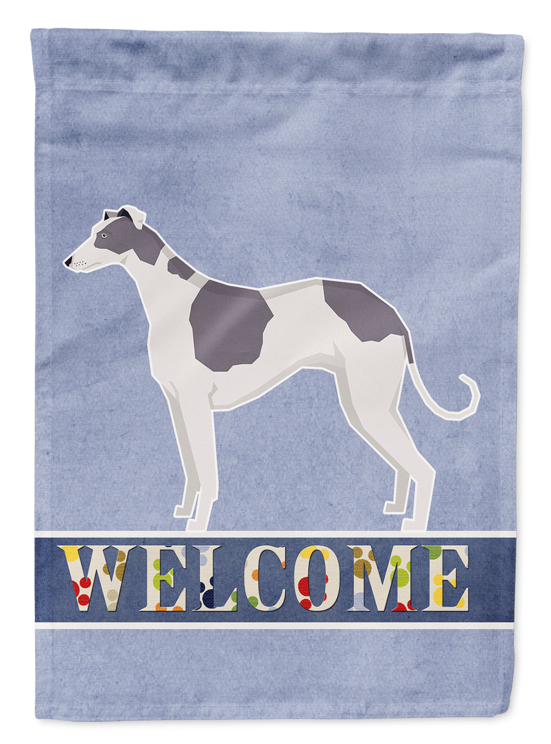 Greyhound Welcome Flag Canvas House Size CK3602CHF  the-store.com.