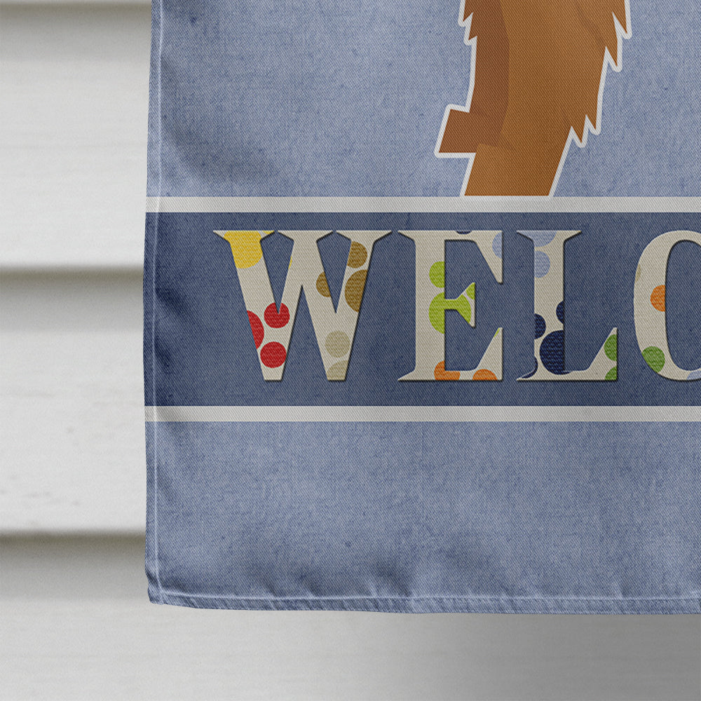 Brussels Griffon Welcome Flag Canvas House Size CK3603CHF  the-store.com.