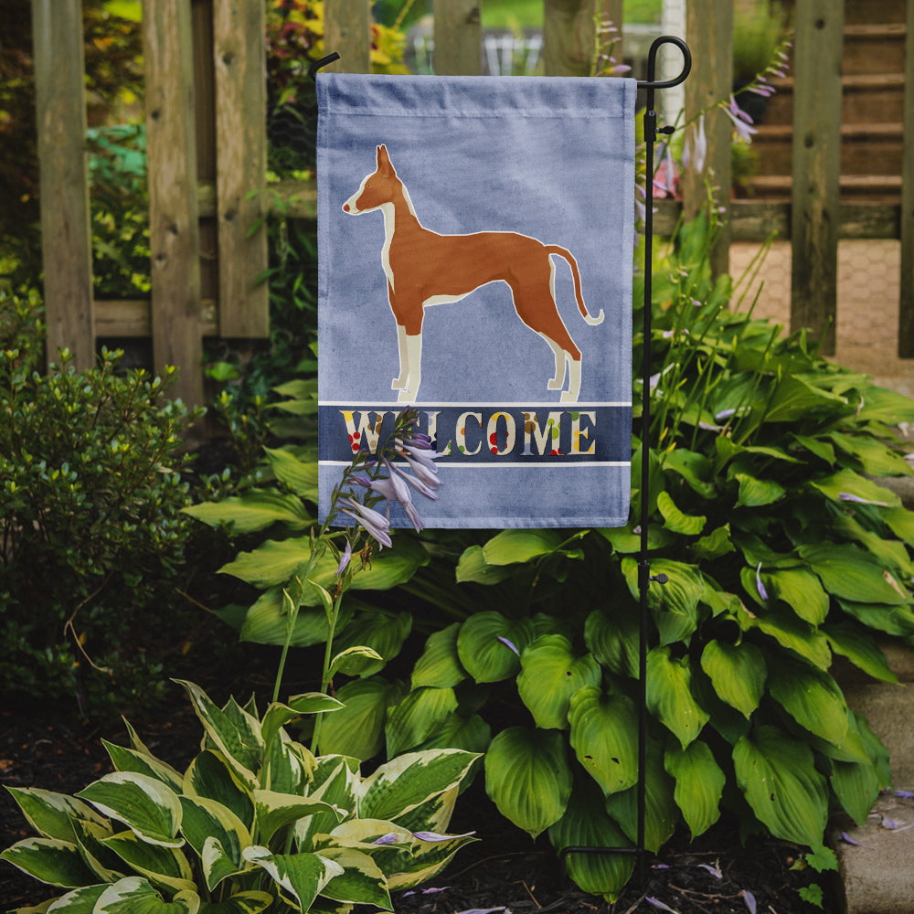 Ibizan Hound Welcome Flag Garden Size CK3604GF  the-store.com.