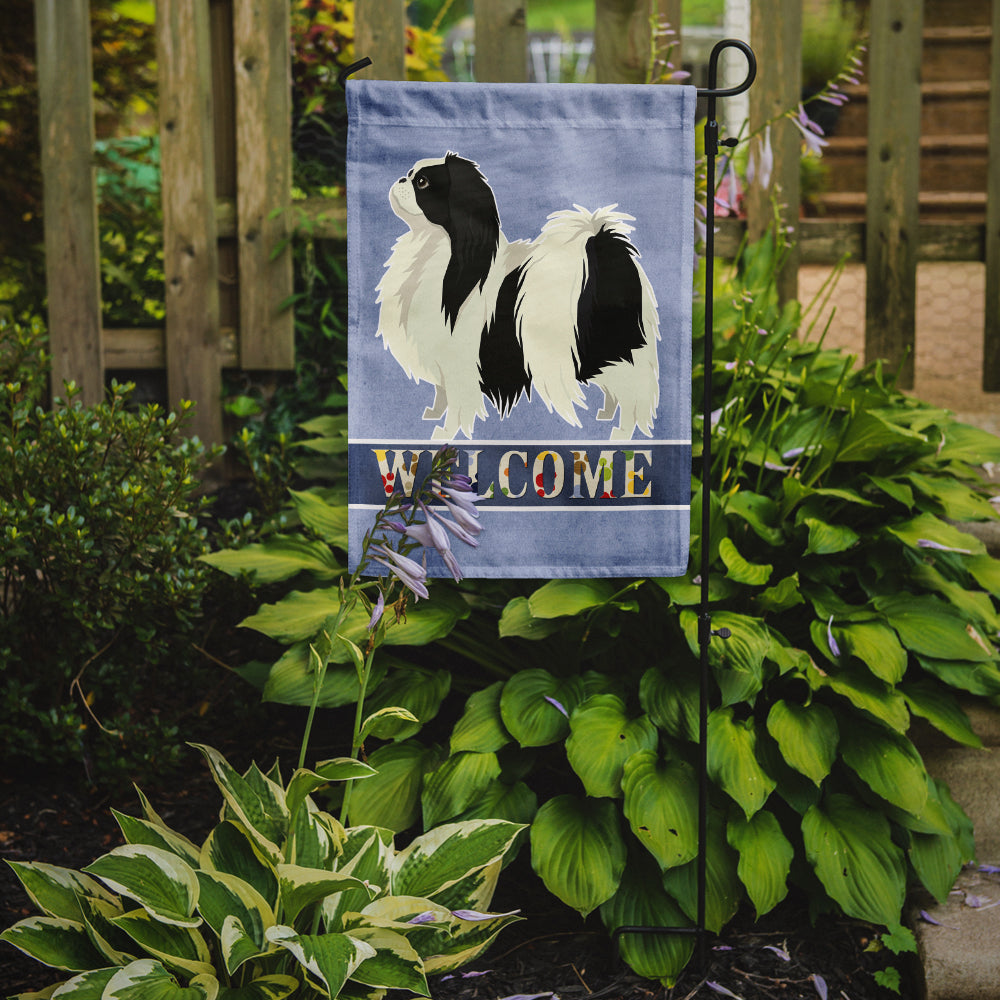 Japanese Chin Welcome Flag Garden Size CK3607GF  the-store.com.