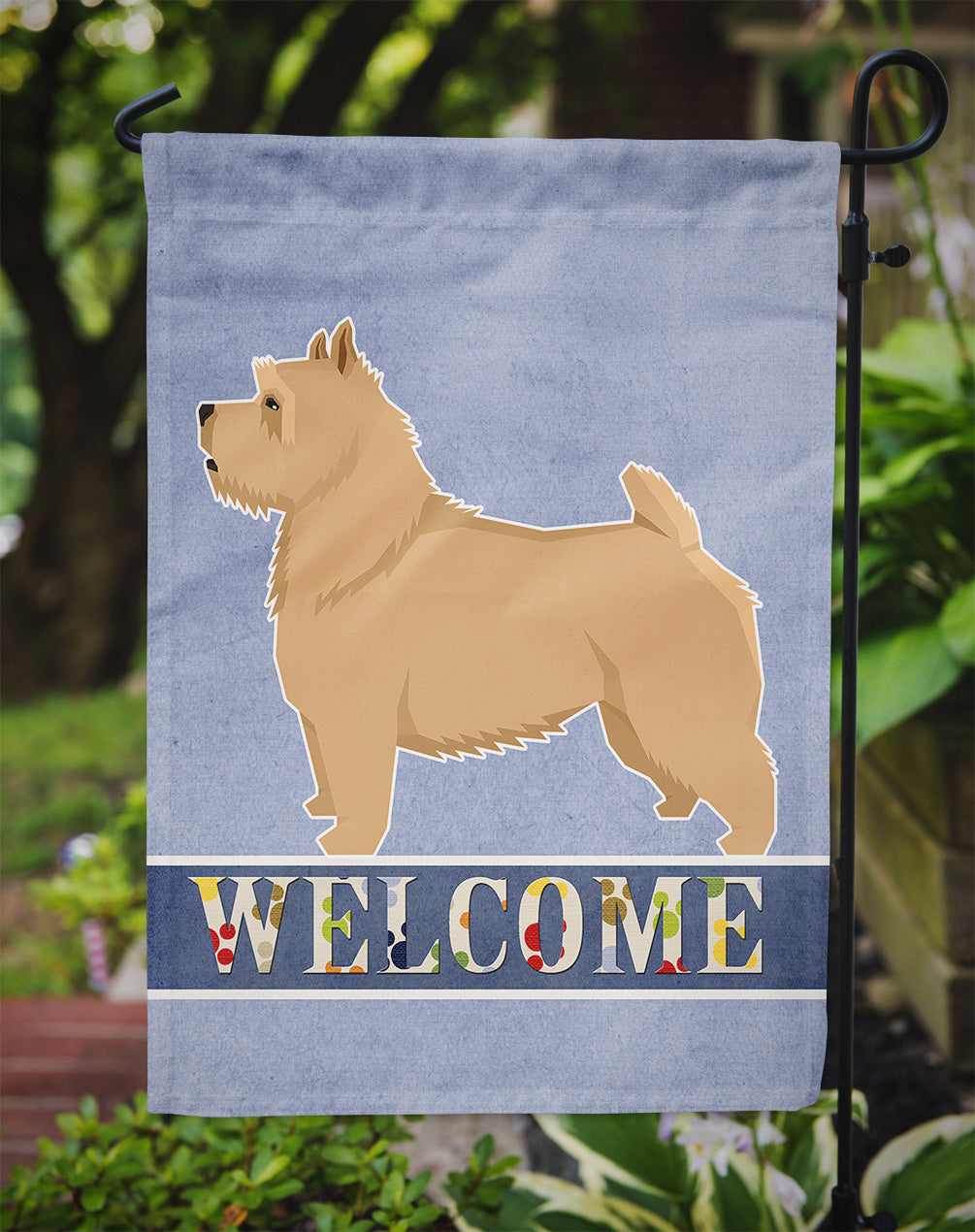 Norwich Terrier Welcome Flag Garden Size CK3610GF  the-store.com.