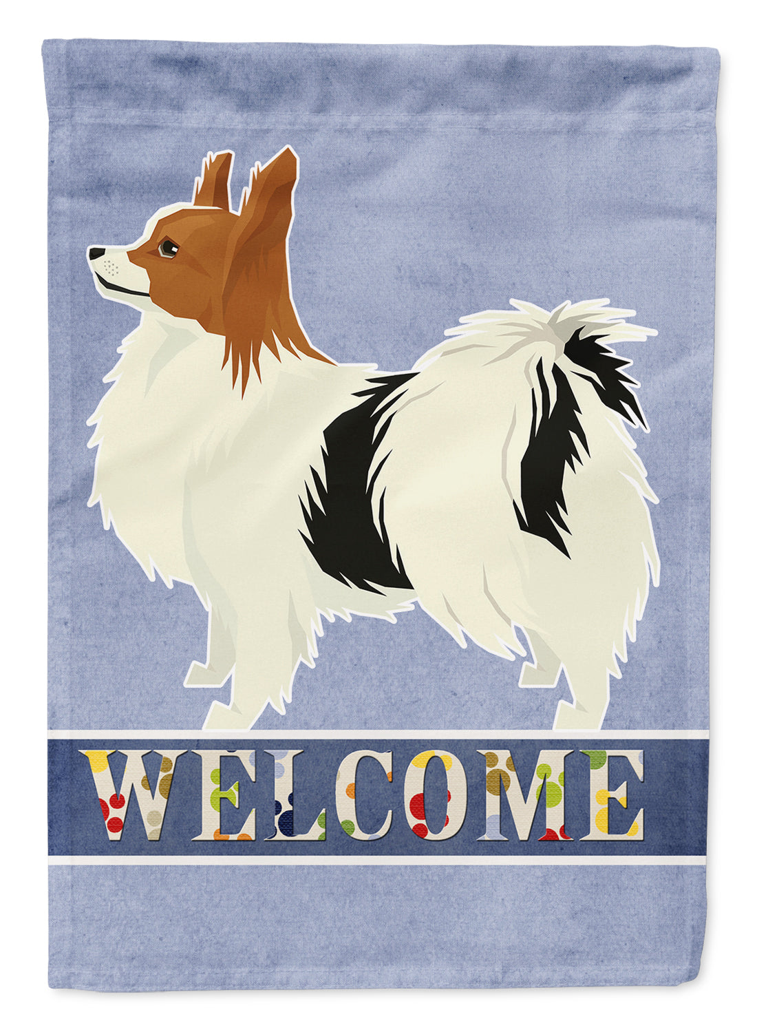 Papillon Welcome Flag Garden Size CK3612GF  the-store.com.