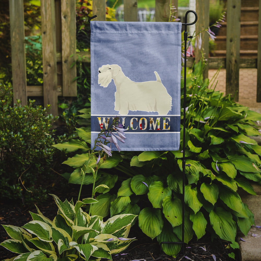 Sealyham Terrier Welcome Flag Garden Size CK3620GF  the-store.com.