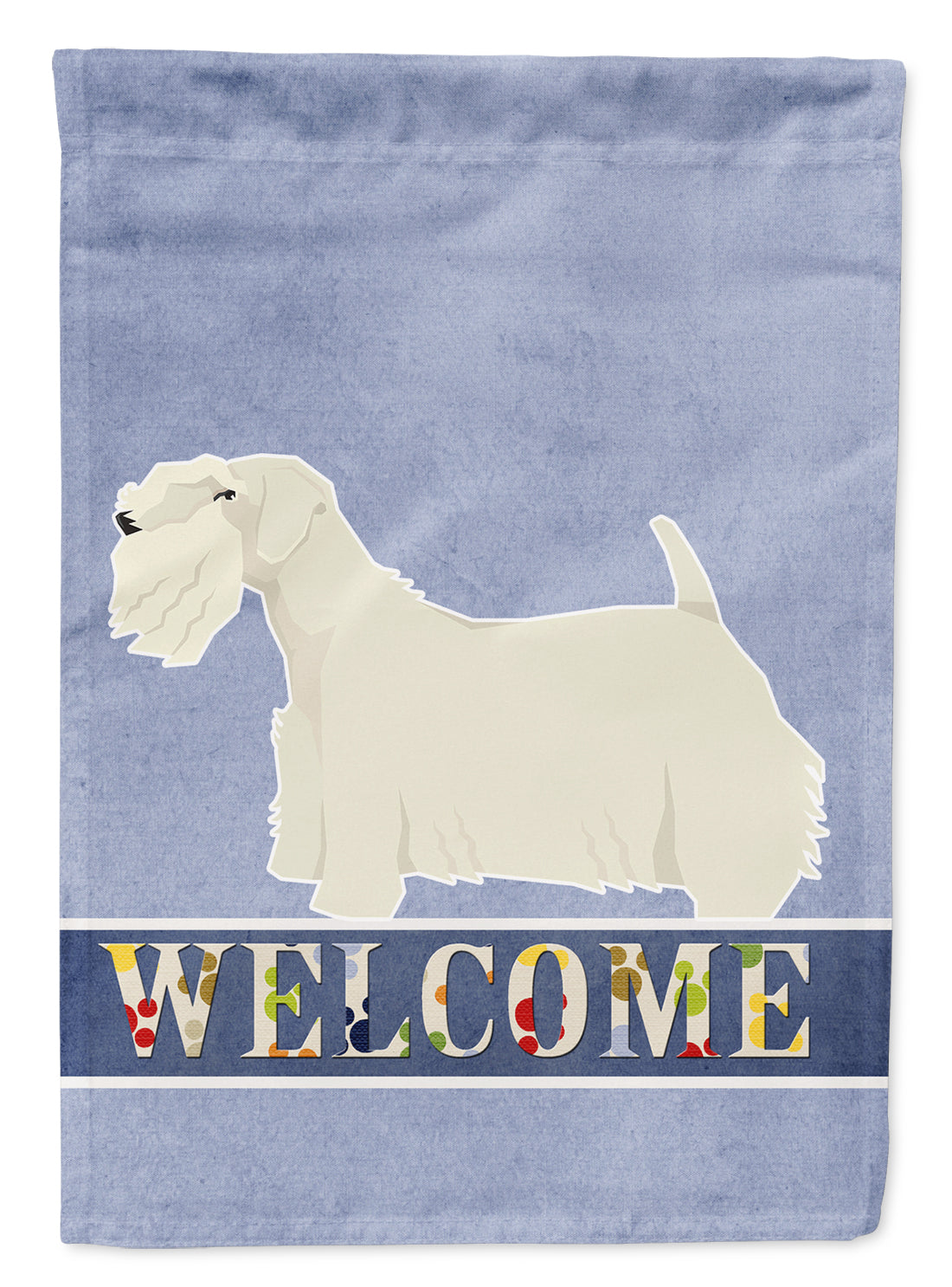 Sealyham Terrier Welcome Flag Garden Size CK3620GF  the-store.com.