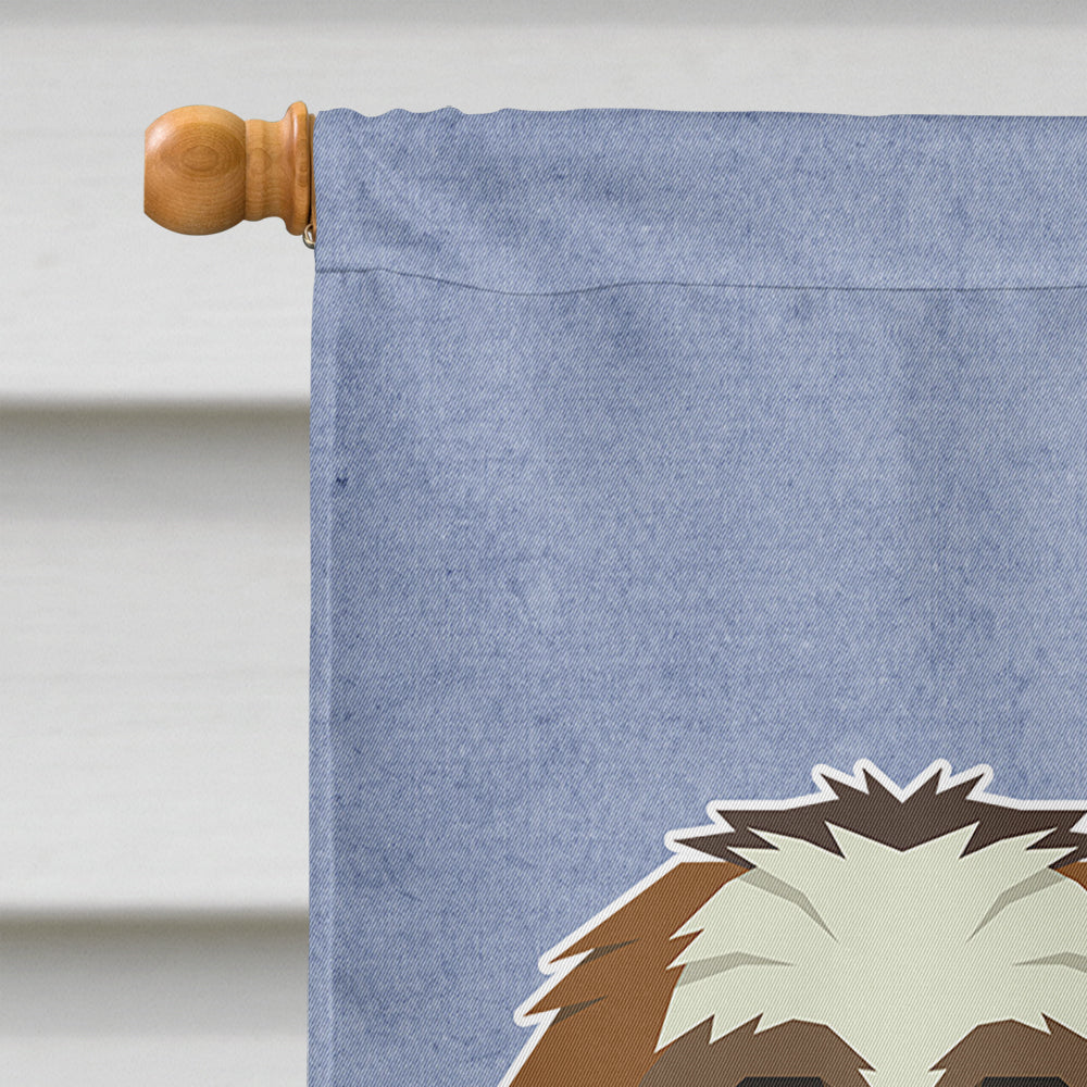 Shih Tzu Welcome Flag Canvas House Size CK3622CHF  the-store.com.