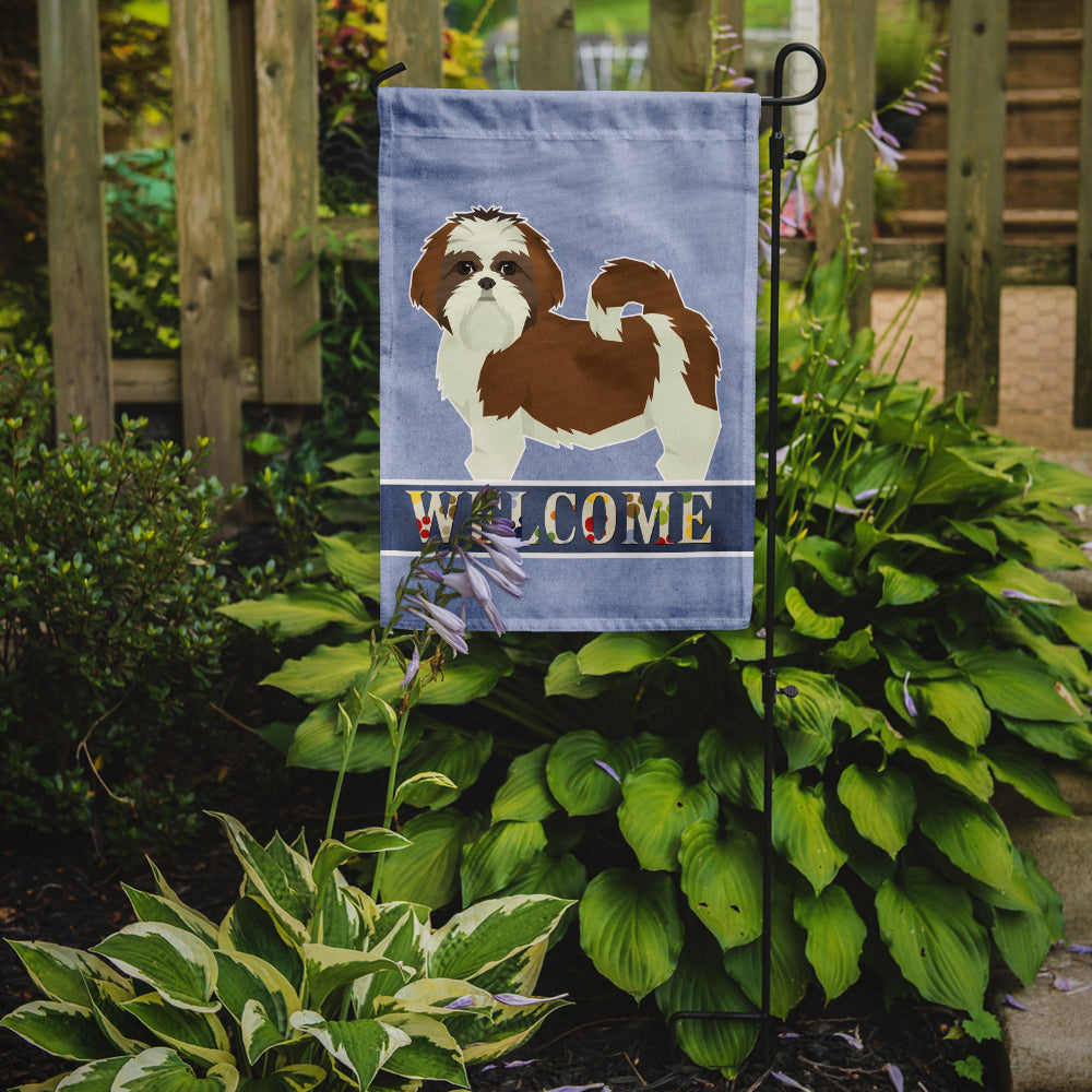 Shih Tzu Welcome Flag Garden Size CK3622GF  the-store.com.