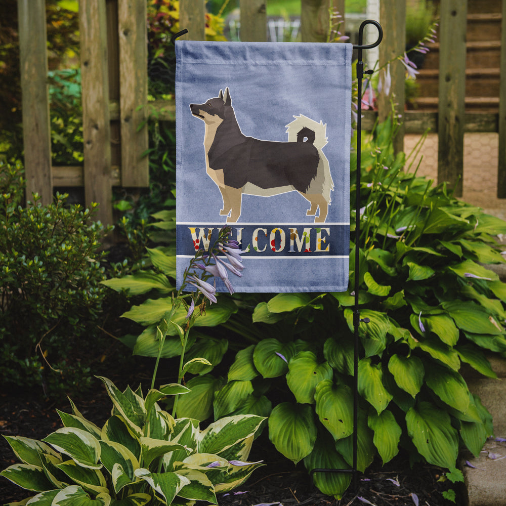 Swedish Vallhund Welcome Flag Garden Size CK3625GF  the-store.com.