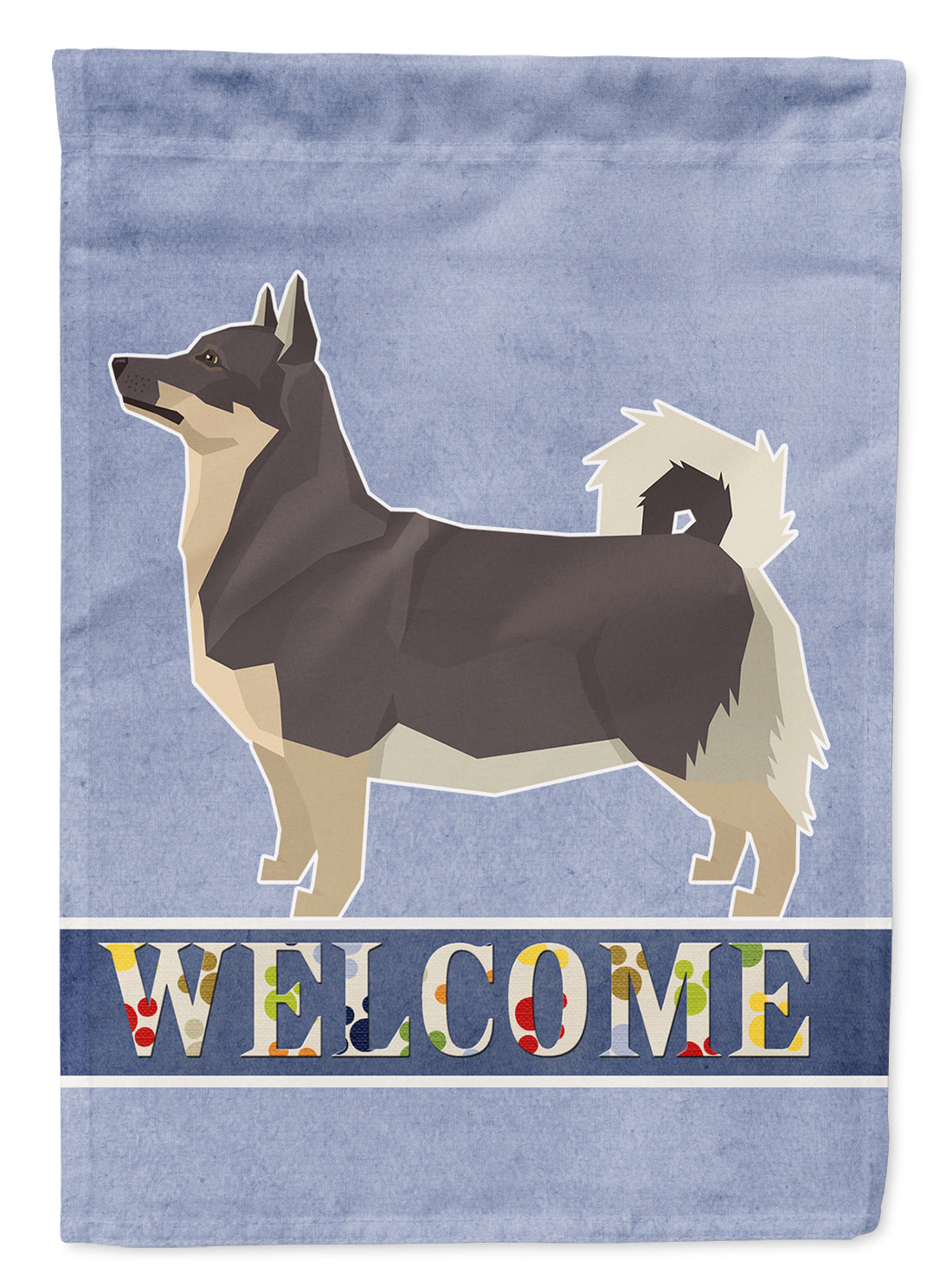 Swedish Vallhund Welcome Flag Garden Size CK3625GF  the-store.com.