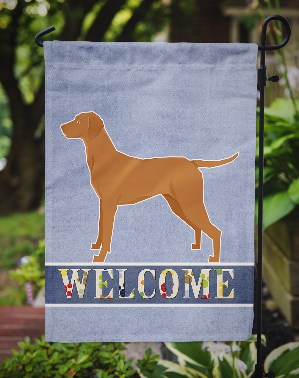 Vizsla Welcome Flag Garden Size CK3627GF  the-store.com.