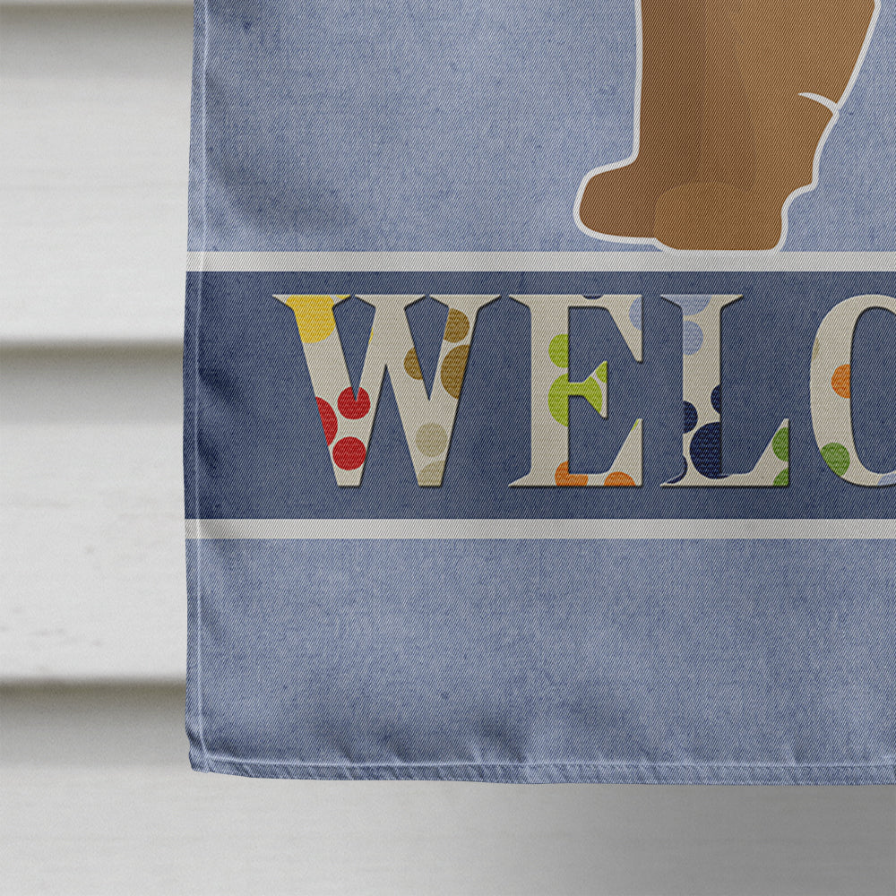 Tan Affenpinscher Welcome Flag Canvas House Size CK3631CHF  the-store.com.