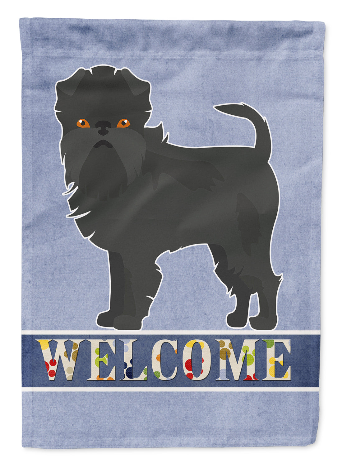 Affenpinscher Welcome Flag Canvas House Size CK3632CHF  the-store.com.