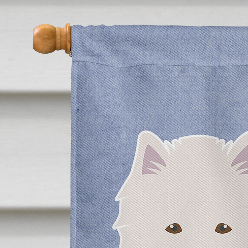 American Eskimo Welcome Flag Canvas House Size CK3633CHF  the-store.com.